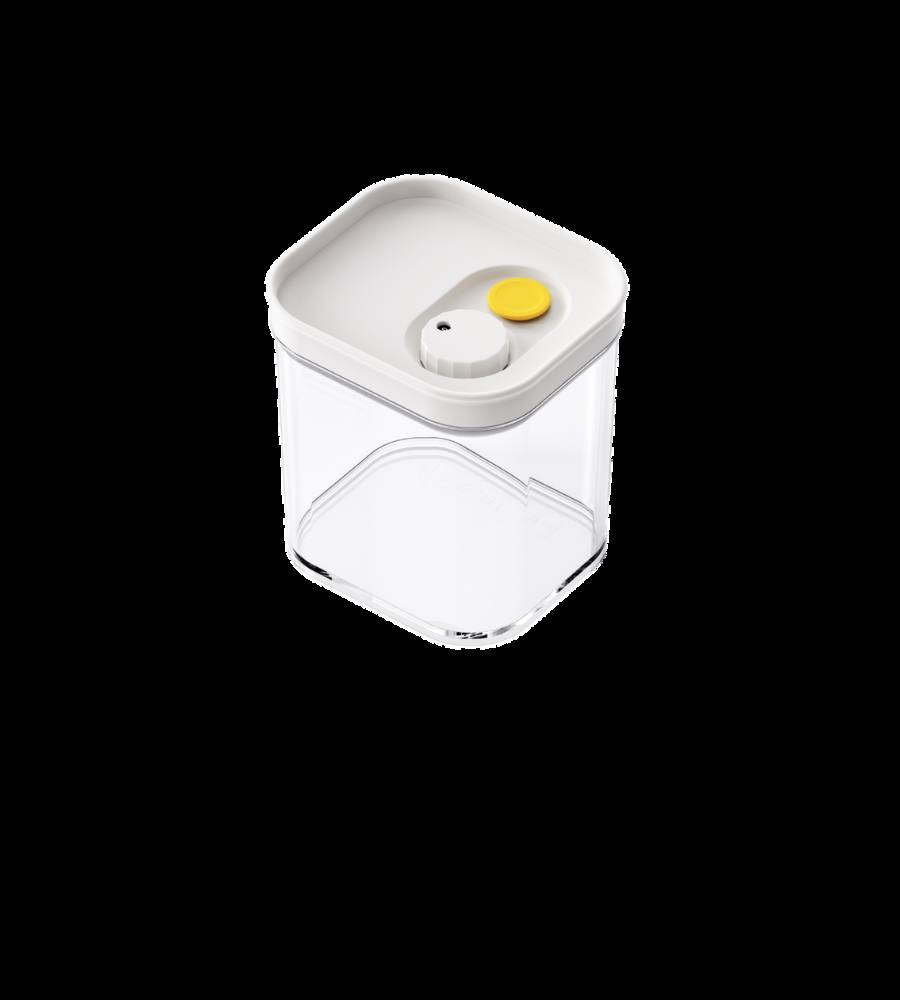 DATEMATE Vorratsdose Weiss mit Garzeit-Timer  - 9.9x11.1x12 cm (650ml)