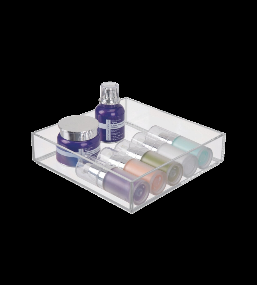 CLARITY - Schubladen Organizer KLAR - 20.5x20.5x5 cm