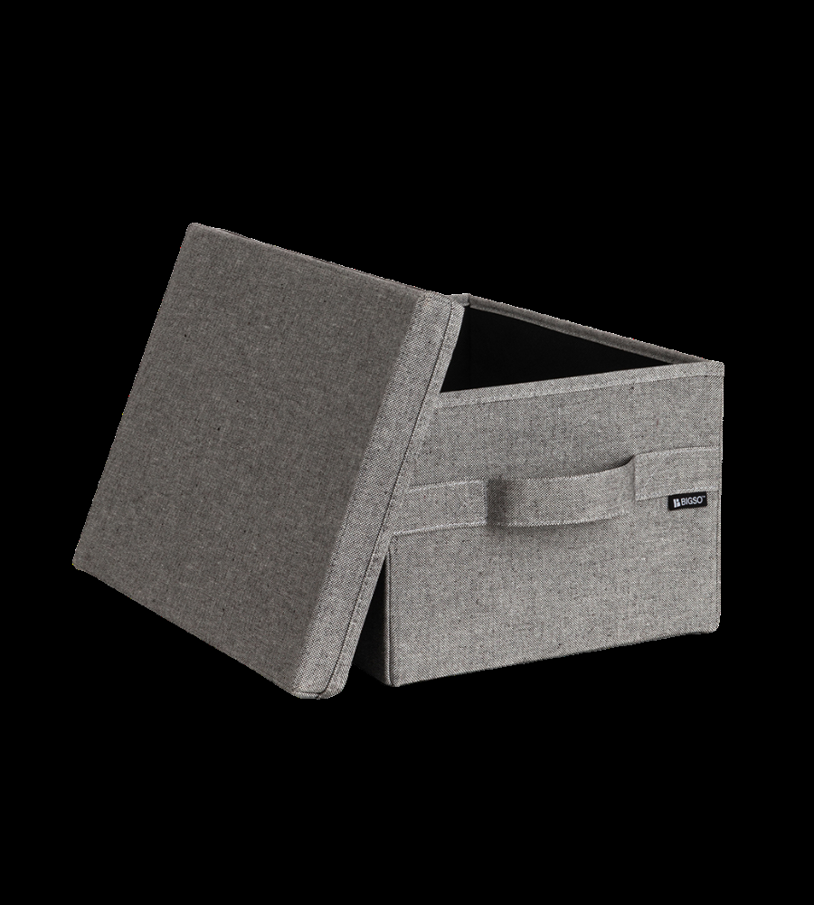 SOFT ll Aufbewahrungsbox Grau S - 36x27x19cm