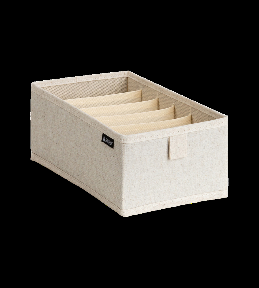 SOFT ll Organizer Beige - 6 Fächer schmal