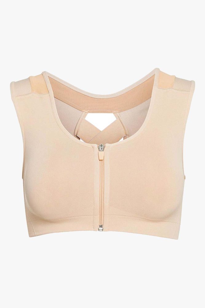 AlignMe Interactive Posture BH - ZIPPER - Nude