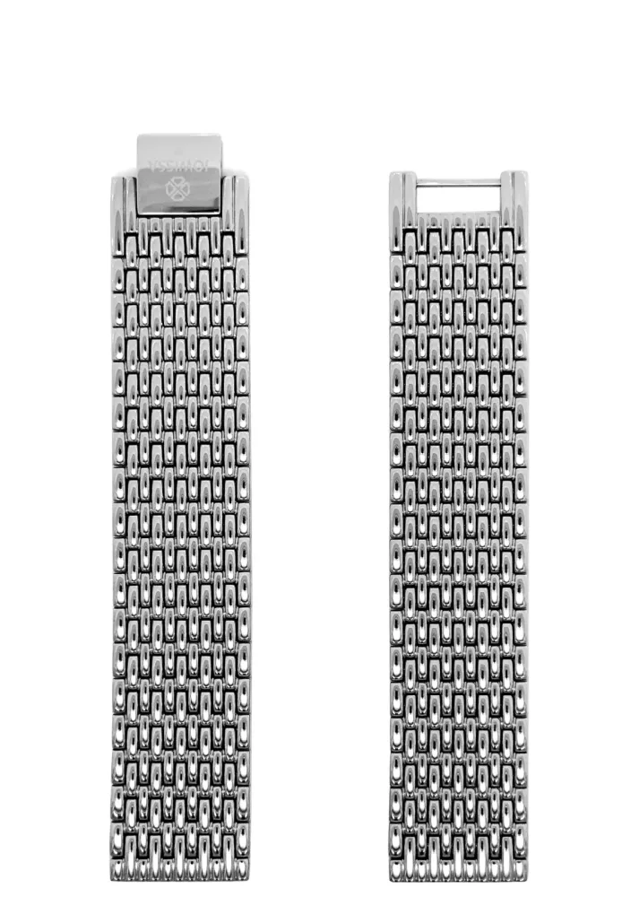 Uhrenarmband Edelstahl 18mm Silber E4.223.L