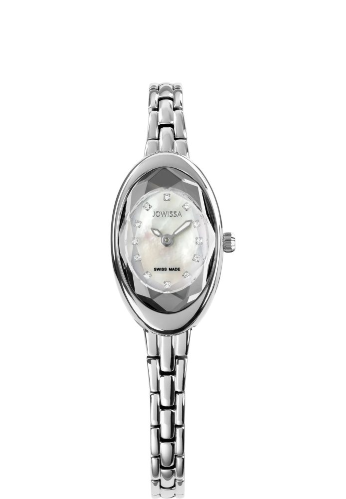 Facet Oval Petite Schweizer Schmuckuhr J5.893.XS
