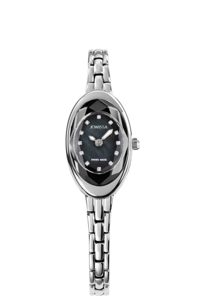 Facet Oval Petite Schweizer Schmuckuhr J5.894.XS