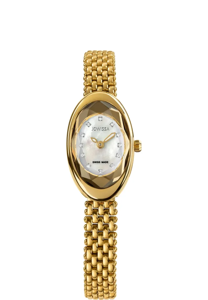 Facet Oval Petite Schweizer Schmuckuhr J5.899.XS