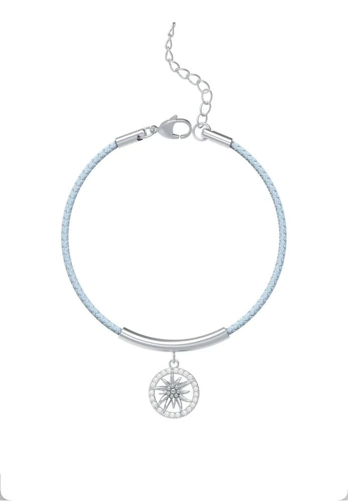 Edelweiss Armband mit Anhänger JS.0229.B