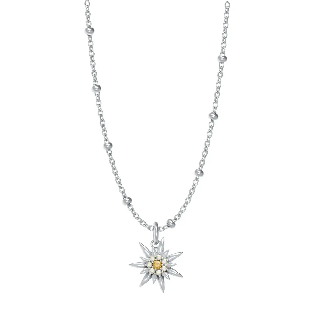 Edelweiss Halskette mit Anhänger JS.0208.A