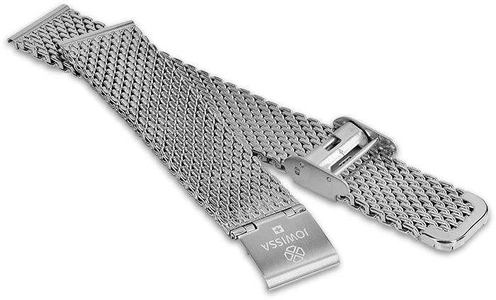 Uhrenarmband Edelstahl 18mm Silber E4.193.L