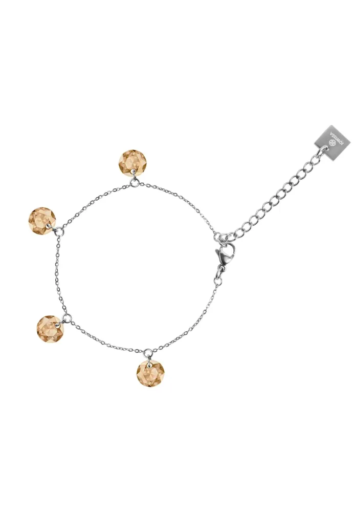 Facet Brilliant Armband mit Anhänger JS.0076