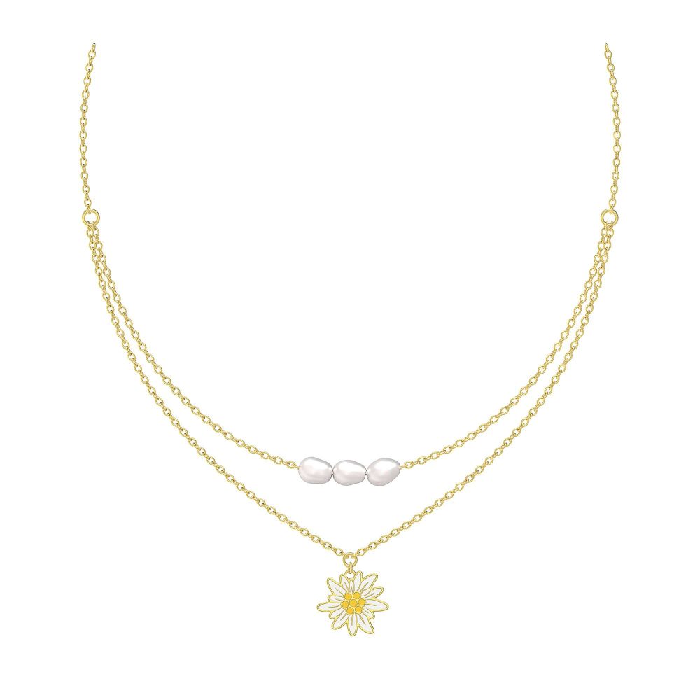 Edelweiss Halskette mit Anhänger JS.0204.C