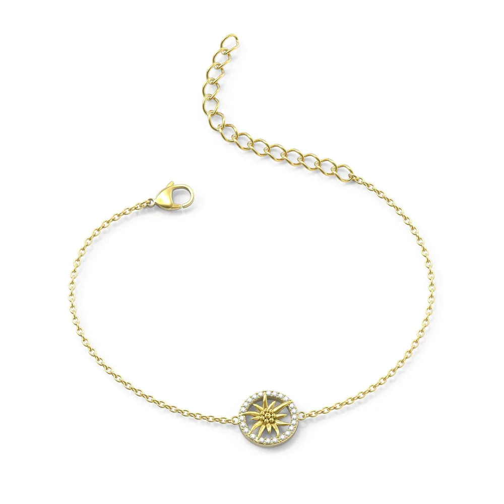 Edelweiss Armband mit Anhänger JS.0206.C