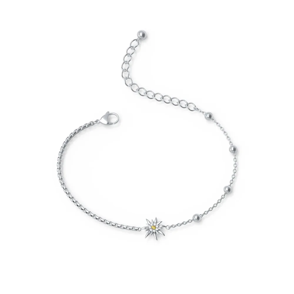 Edelweiss Armband mit Anhänger JS.0207.C