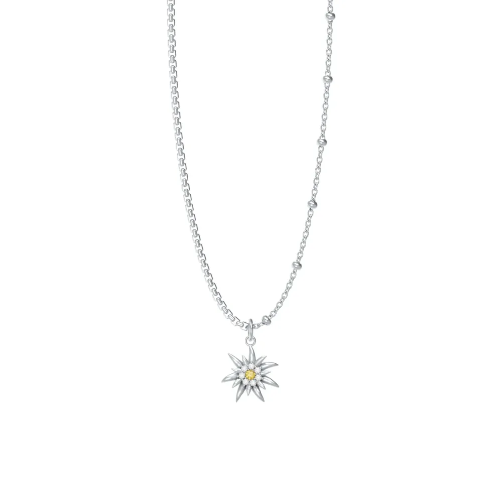 Edelweiss Halskette mit Anhänger JS.0207.A