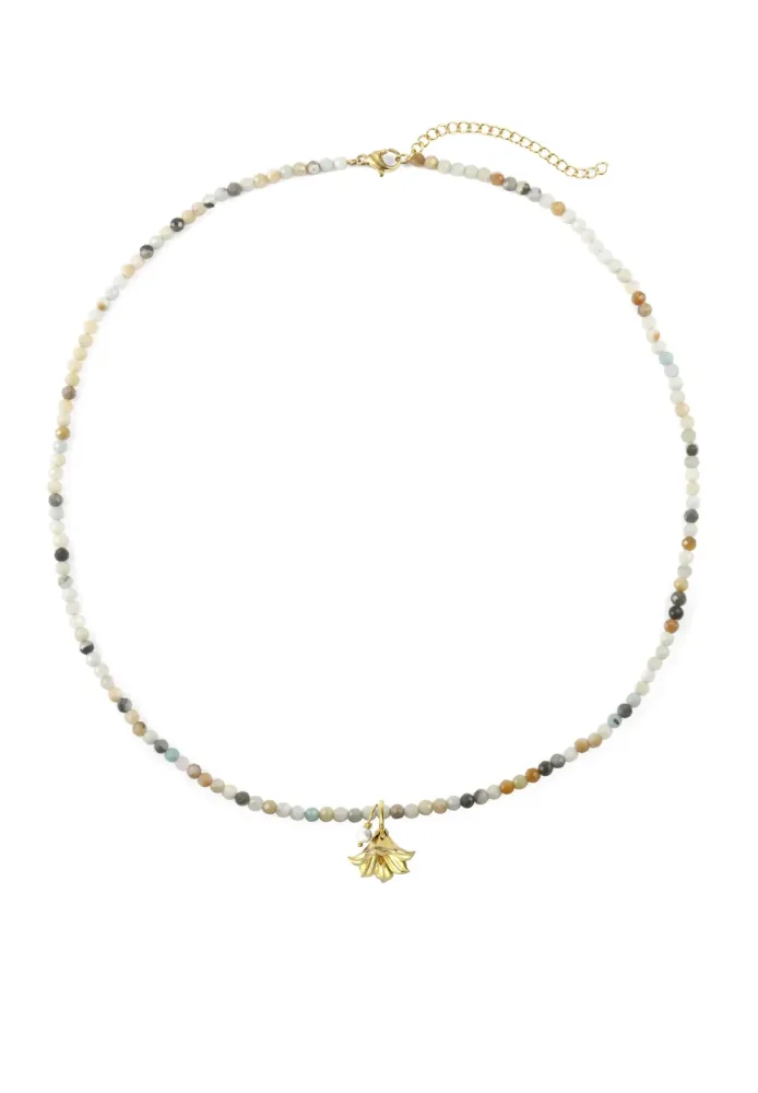 Enzian Halskette mit Anhänger JS.0230.A