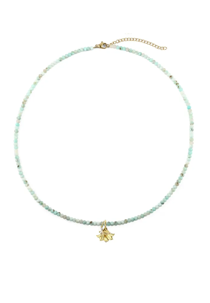 Enzian Halskette mit Anhänger JS.0231.A