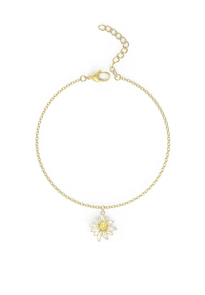 Edelweiss Armband mit Anhänger JS.0218.B