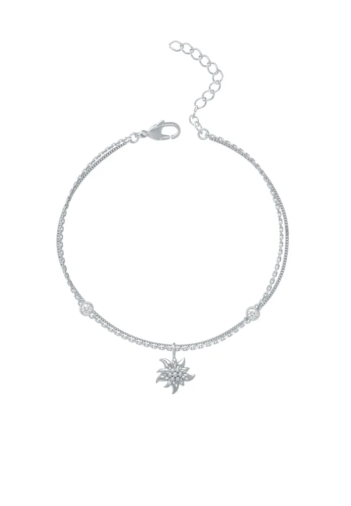 Edelweiss Armband mit Anhänger JS.0224.A