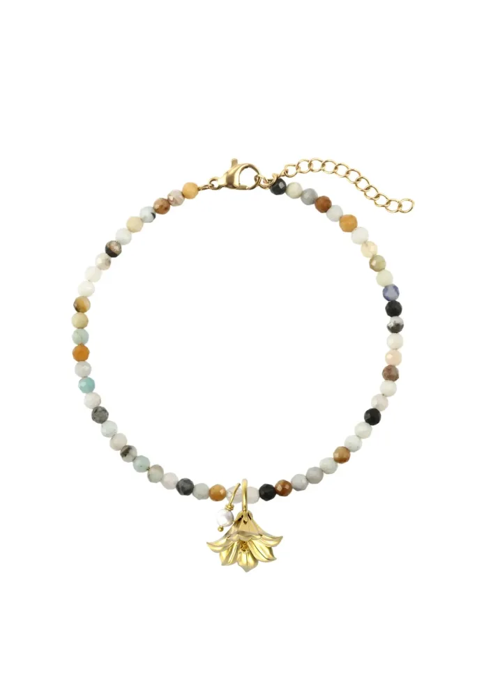 Enzian Armband mit Anhänger JS.0230.B