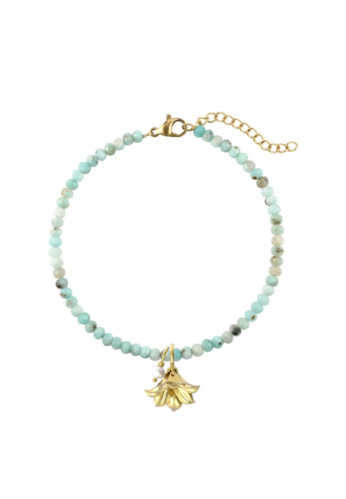 Enzian Armband mit Anhänger JS.0231.B