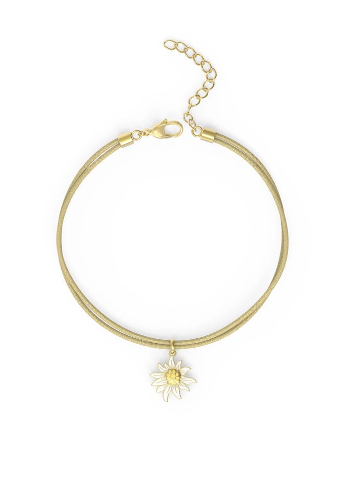 Edelweiss Armband mit Anhänger JS.0227.A