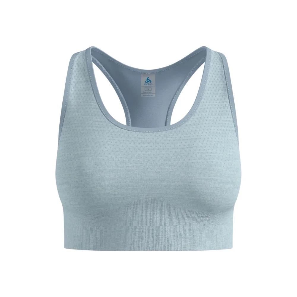 Odlo Seamless Medium - Padded Sport BH für Damen - Training, Radsport - blau, XS