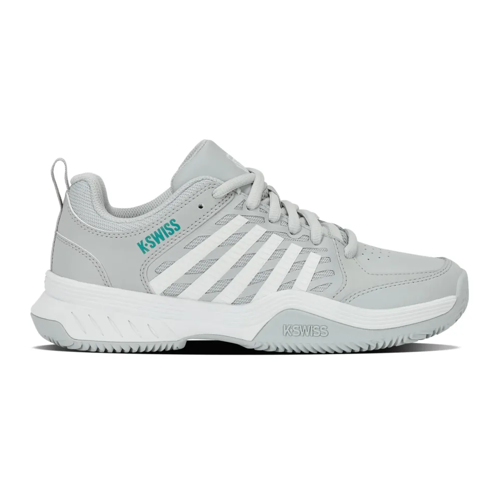 K-Swiss Court Express 2 Sandplatzschuh Damen - hellgrau, weiß