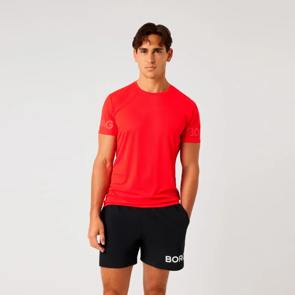 Björn Borg Light T-Shirt Herren - rot