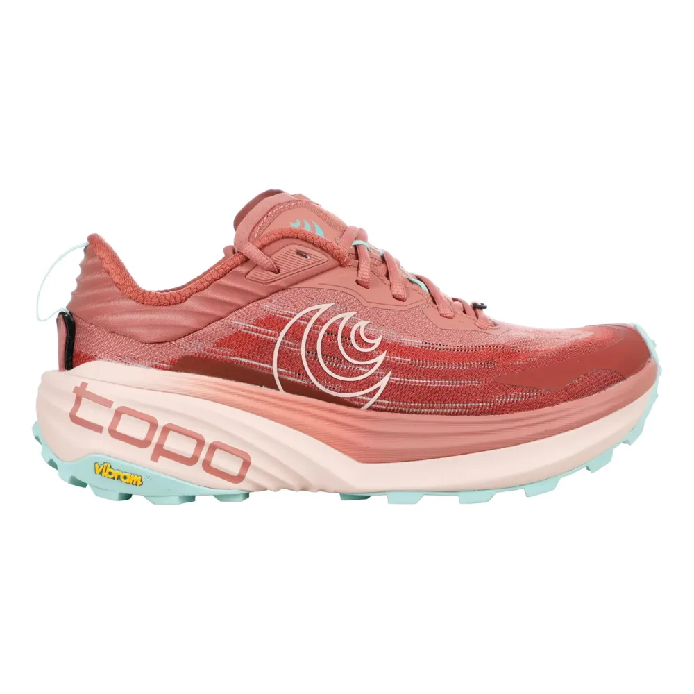 TOPO ATHLETIC Vista Trailschuh Damen - altrosa, türkis