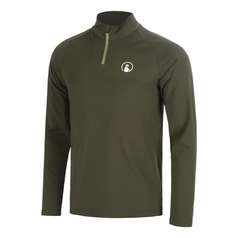 Quiet Please Memories Big Serve 1/4 Zip Longsleeve Herren