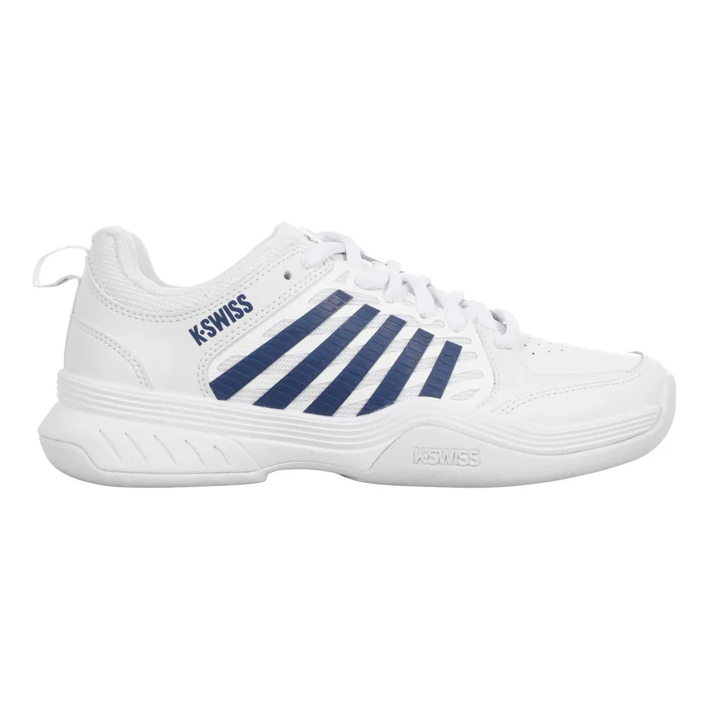 K-Swiss Court Express 2 Teppichschuh Kinder - weiß, dunkelblau