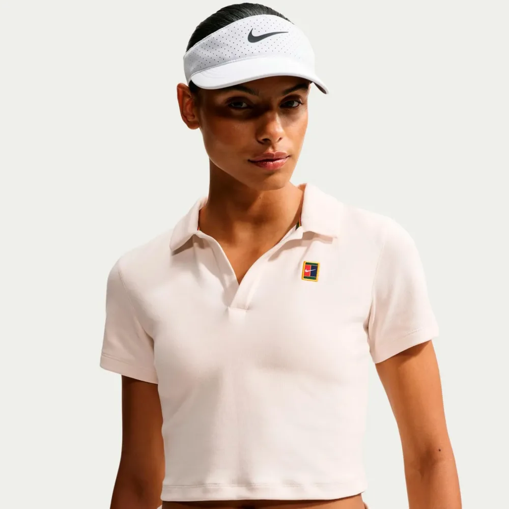 Nike Court Heritage Crop Polo Damen