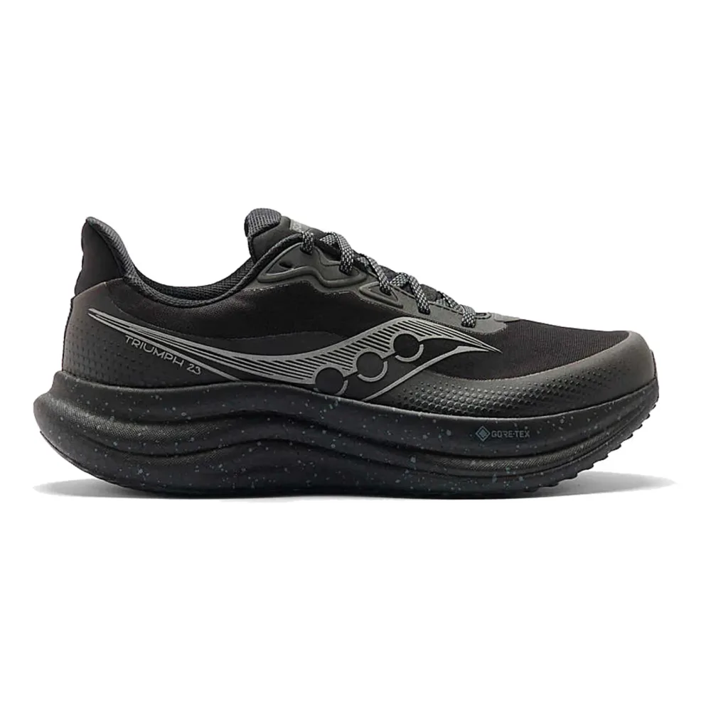 Saucony Triumph 23 GTX Neutralschuh Herren-schwarz, schwarz