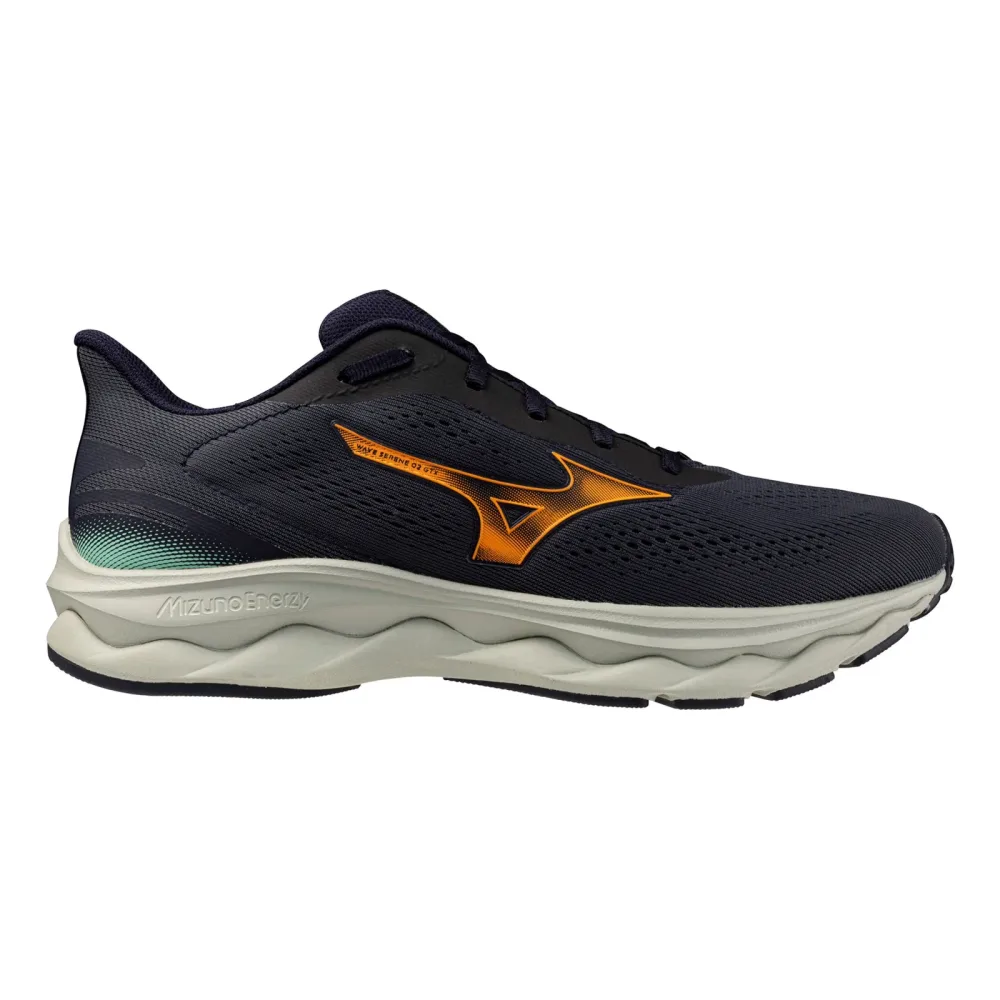 Mizuno Wave Serene GTX 2 Trailschuh Herren-dunkelblau, orange