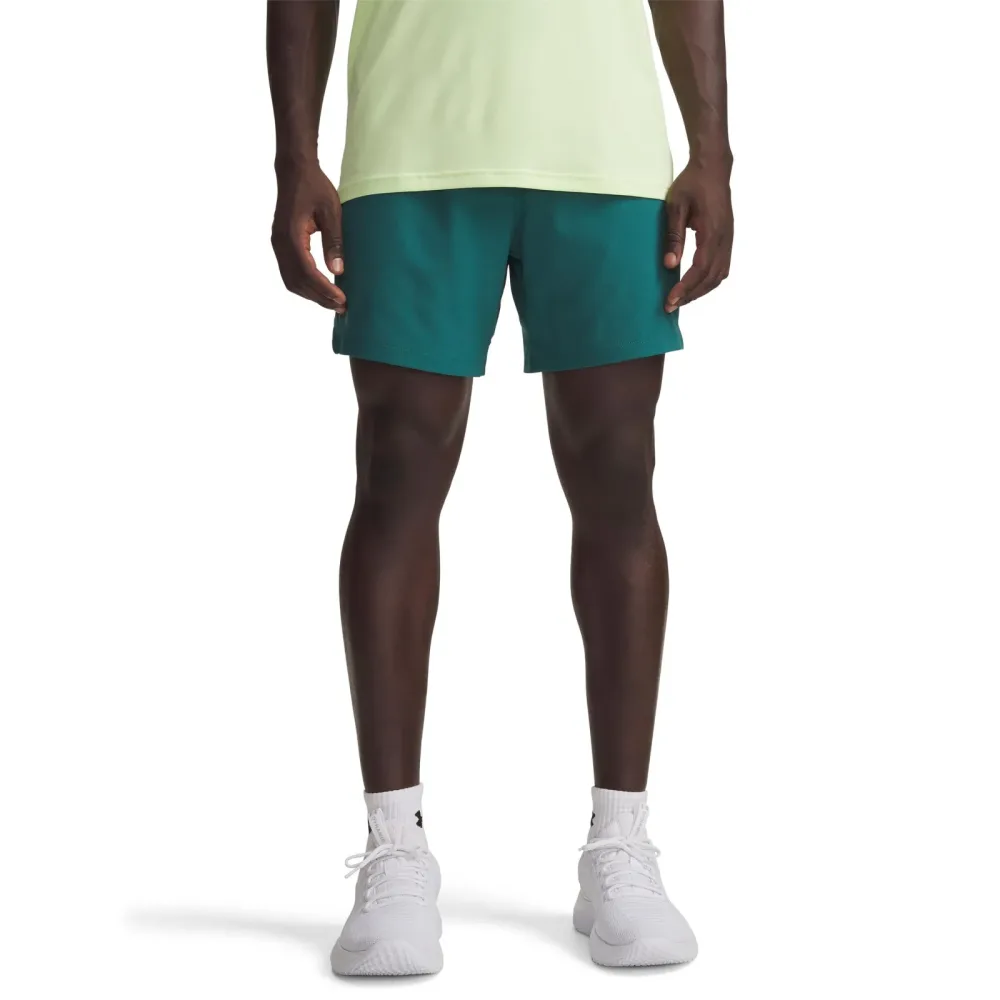 Under Armour Vansih Woven 6in Shorts Herren - grün, schwarz matt
