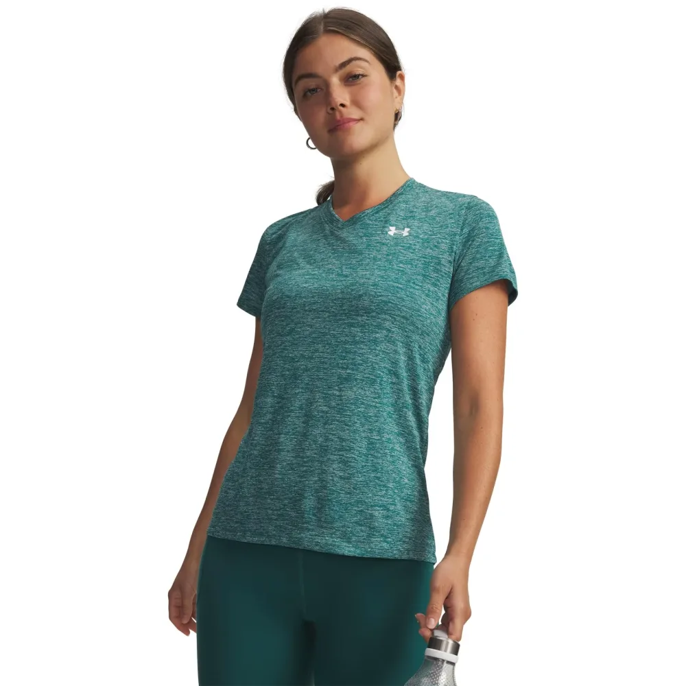 Under Armour Tech Twist T-Shirt Damen-grün, weiß