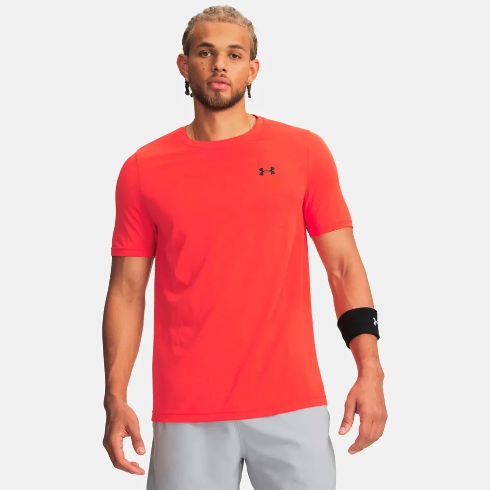 Under Armour Vanish Seamless T - Shirt Herren rot, schwarz