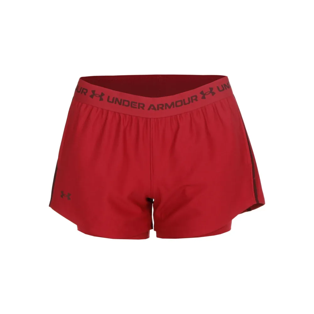 UNDER ARMOUR Damen Fitnessshort UA Tech? Play Up 2in1 beere | XS