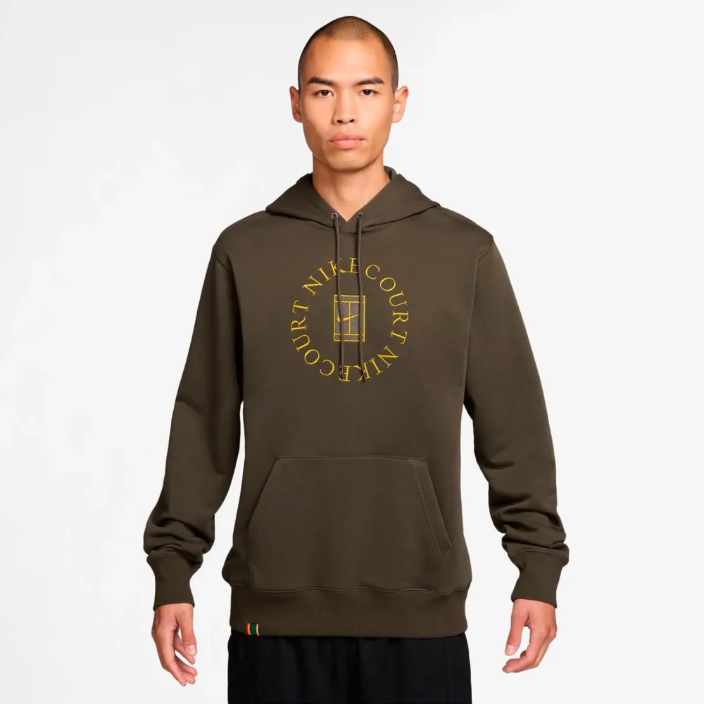 Nike Court Dri - Fit Heritage Hoody Herren braun