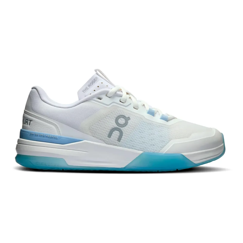 On THE ROGER ADV Pro Allcourtschuh Damen - weiß, hellblau