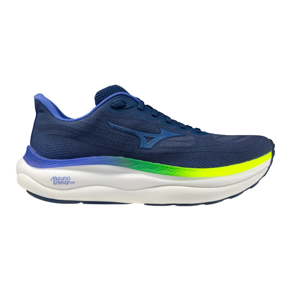 Mizuno Wave Sky 9  Neutralschuh Herren - dunkelblau, neongelb