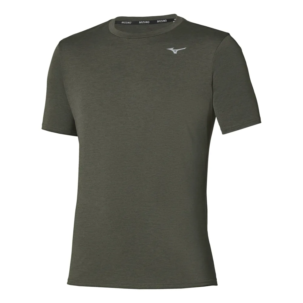 Mizuno Impulse Core Laufshirt Herren - dunkelgrün