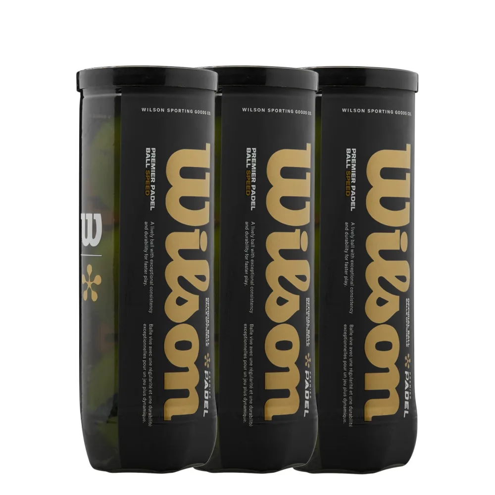 Wilson 24x 3er Dose Premier Padel Speed X3 Ball im Karton
