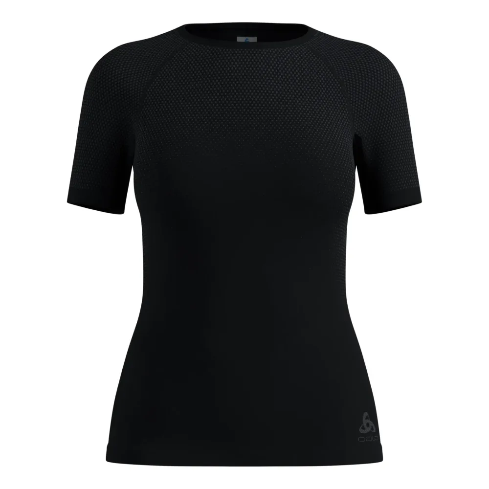 Odlo Performance Light Base Layer T-Shirt für Damen - Wandern, Skilanglauf - schwarz, M