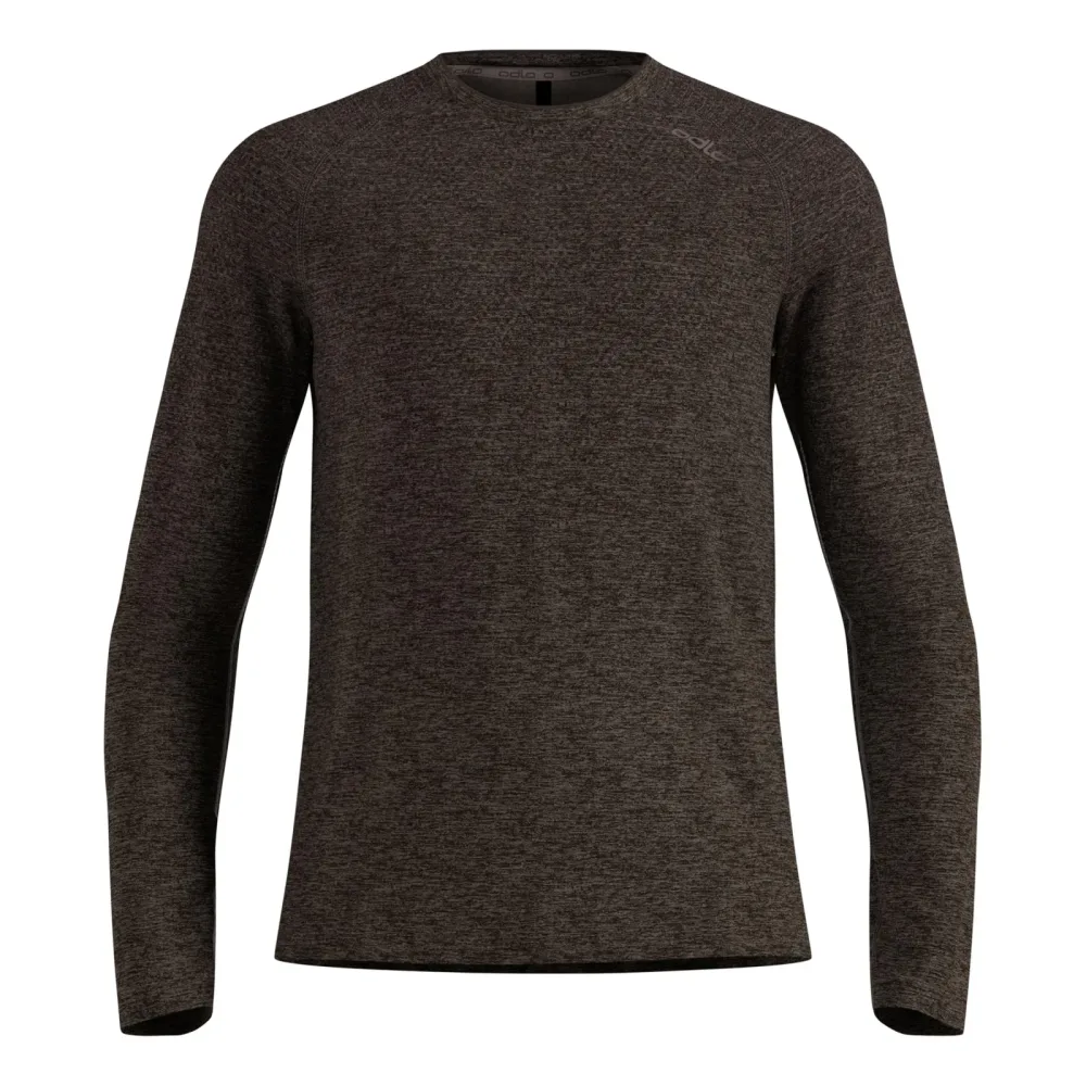 Odlo Essential Seamless Langarm-Laufshirt für Herren - Training, Running - braun, XXL
