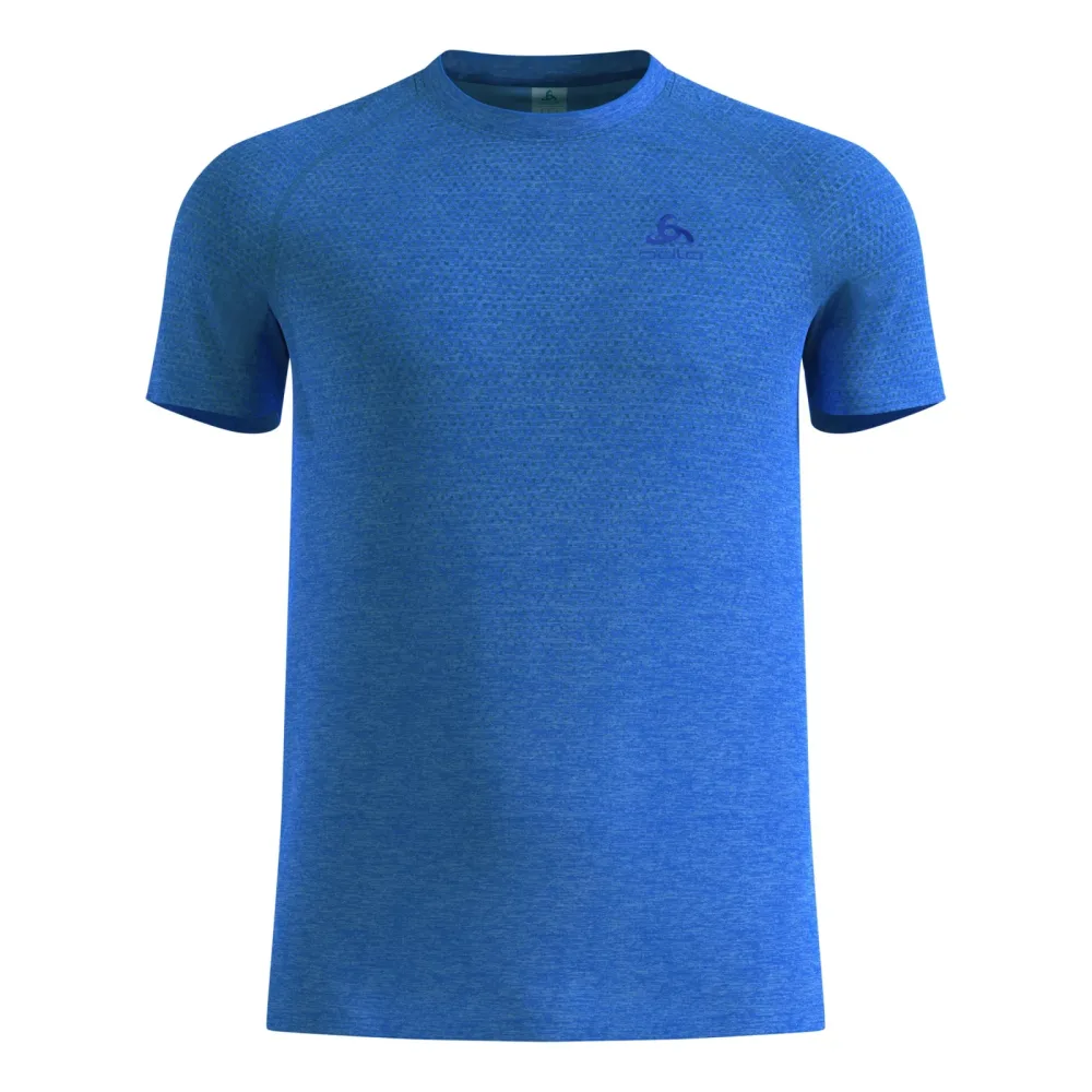 Odlo Essential Seamless Lauf-T-Shirt für Herren - Training, Running - blau, XXL