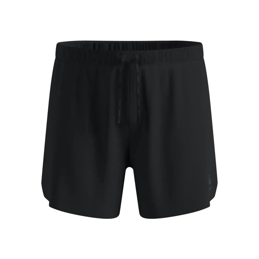 Odlo Zeroweight 5 Inch Laufshorts mit Innenhose für Herren - Training, Running - schwarz, XXL