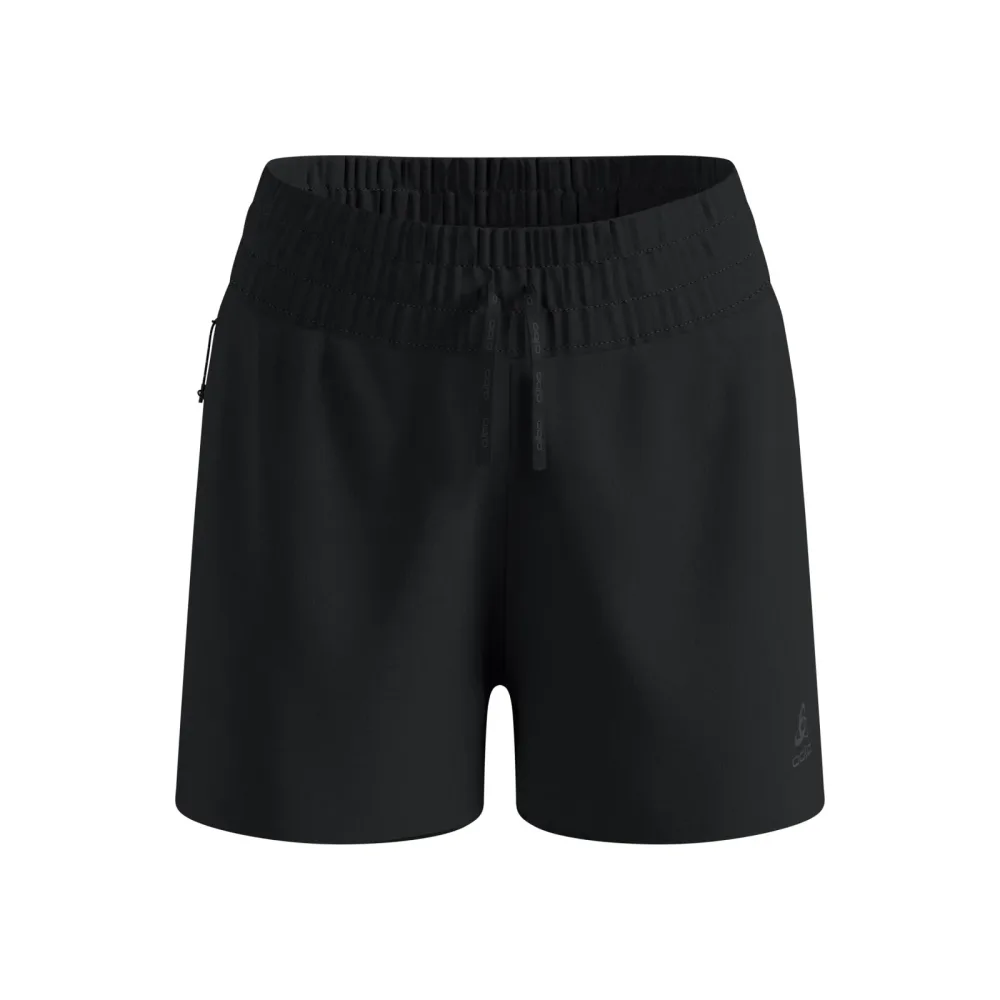 ODLO Damen Laufshorts Zeroweight 5inch 2in1 schwarz | L