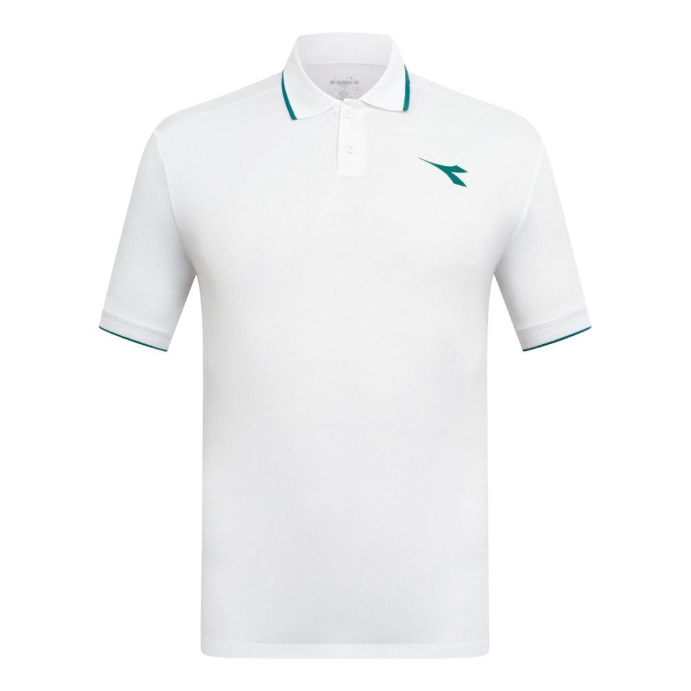 Diadora Match Polo Herren - weiß