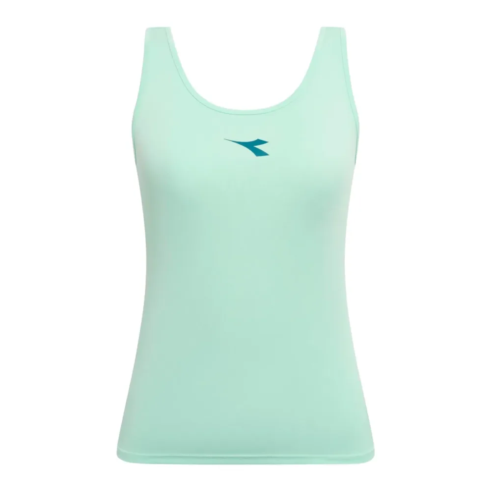 Diadora Court Tank - Top Damen grün