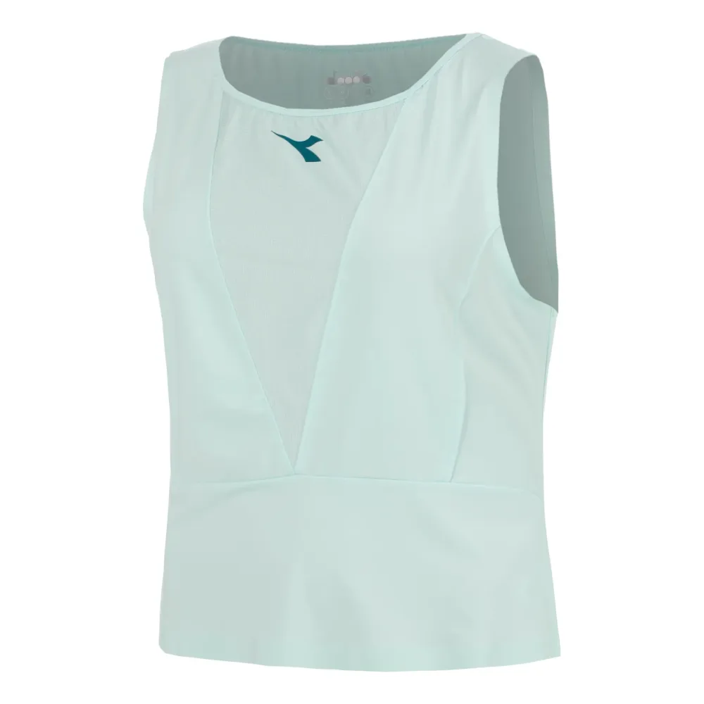 Diadora Match Tank - Top Damen grün